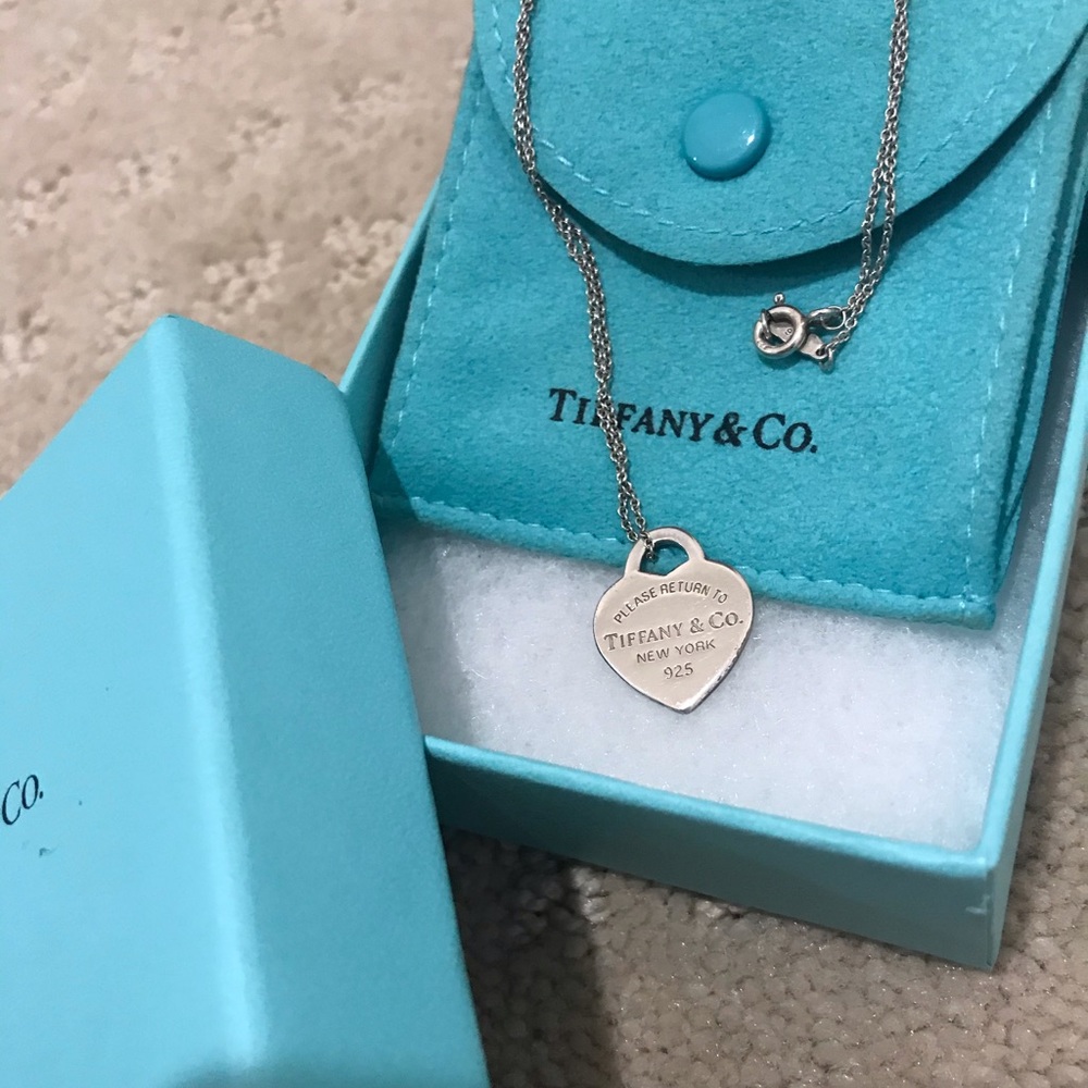 Tiffany & Co Heart Tag Necklace
